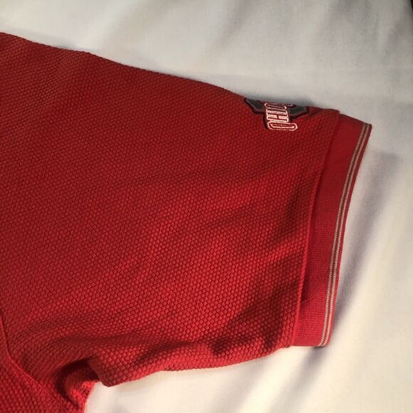 Nike Ohio State Polo Shirt Men's L Red Vintage Team Apparel Embroidered - Picture 7 of 12